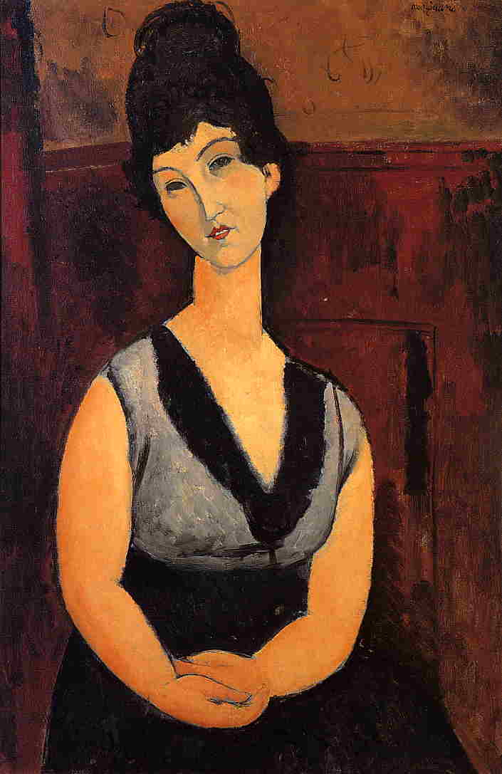 The Beautiful Confectioner - Amedeo Modigliani Paintings